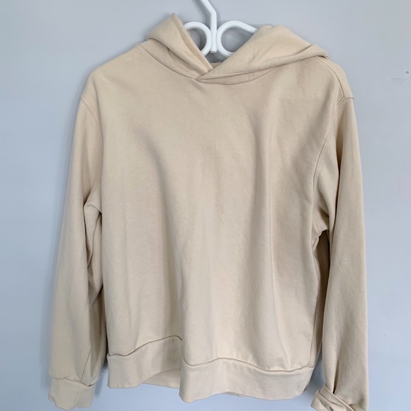 H&M Basic Cream Hoodie (L) - Picture 2 of 3